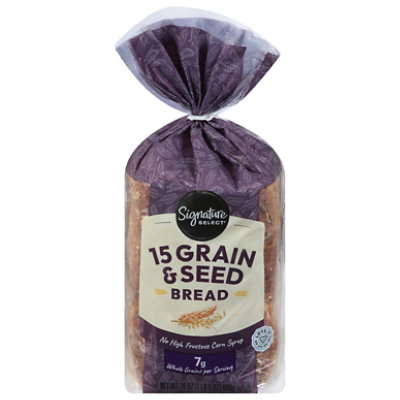 Signature Select 15 Grains & Seed Bread - 24 Oz