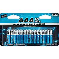 Signature SELECT Batteries Alkaline AAA Guaranteed Long Lasting - 16 Count - Image 2
