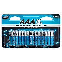 Signature SELECT Batteries Alkaline AAA Guaranteed Long Lasting - 16 Count - Image 1