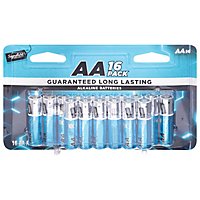 Signature SELECT Batteries Alkaline AA Guaranteed Long Lasting - 16 Count - Image 3