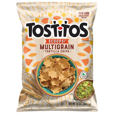 TOSTITOS Tortilla Chips Scoops Multigrain - 10 Oz - Image 3