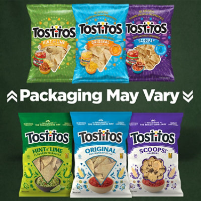 TOSTITOS Tortilla Chips Scoops Multigrain - 10 Oz - Image 2