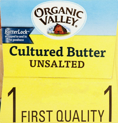 Organic Valley Butter Organic Cultured Unsalted - 1 Lb - Image 3