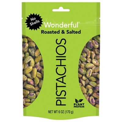 Wonderful Pistachios No Shells Roasted & Salted - 6 Oz. - Image 1