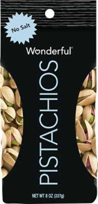 Wonderful Pistachios Roasted No Salt Pistachios - 8 Oz. - safeway