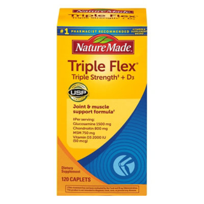 Nature Made Triple Flex With Vitamin D3 - 120 Count - Image 3