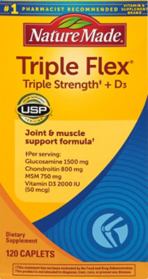 Nature Made Triple Flex With Vitamin D3 - 120 Count - Image 2