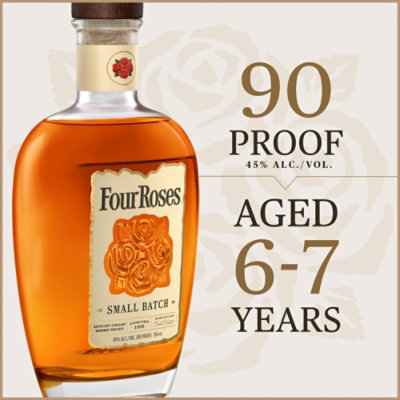 Four Roses Whiskey Bourbon Kentucky Straight Small Batch 90 Proof - 750 Ml - Image 2