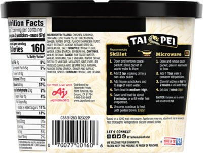 Tai Pei Chicken Potstickers - 7.9 Oz - Image 6