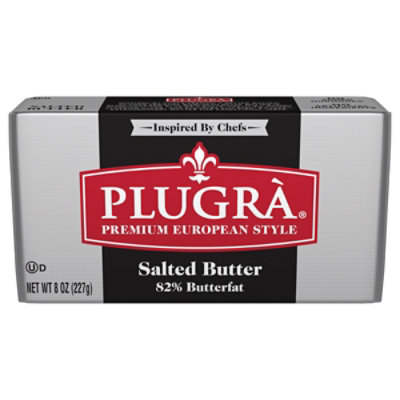 Plugra European Style Salted Butter - 8 Oz