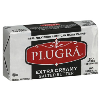 Plugra European Style Salted Butter - 8 Oz - Image 1