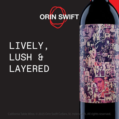 Orin Swift Abstract Red Wine - 750 Ml - Image 3