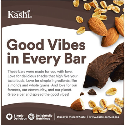 Kashi Chewy Granola Bars Fiber Bars Dark Mocha Almond 6 Count - 7.4 Oz - Image 7