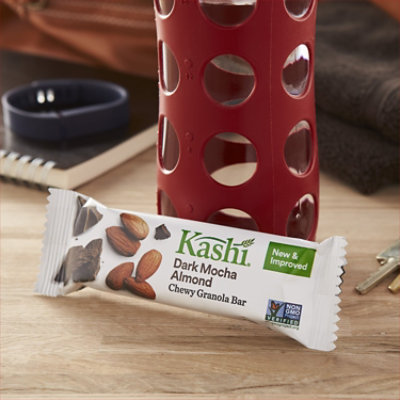 Kashi Chewy Granola Bars Fiber Bars Dark Mocha Almond 6 Count - 7.4 Oz - Image 3