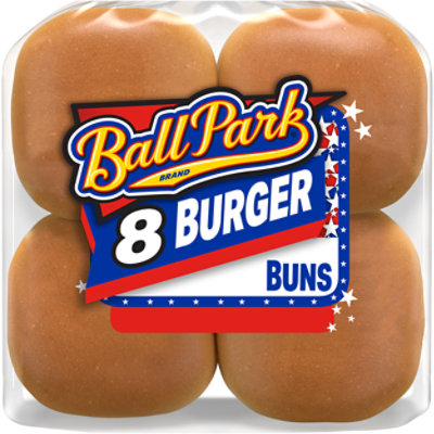 Ball Park White Hamburger Buns - 15 Oz