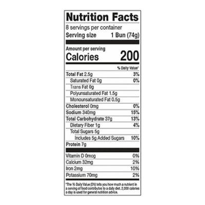 Franz Hamburger Buns Premium Kaiser 8 Count - 21 Oz - Image 3