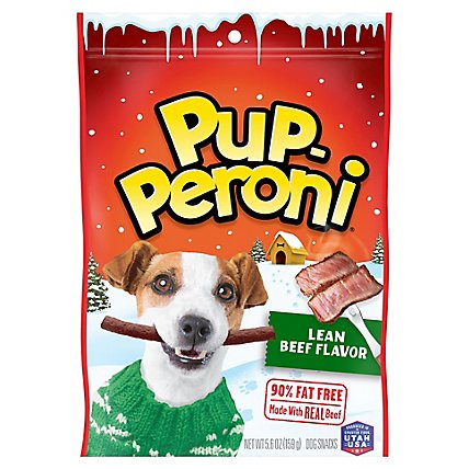 Pup-Peroni Dog Snacks Lean Beef Flavor Pouch - 5.6 Oz - Image 1