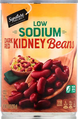 Signature SELECT Beans Kidney Dark Red Low Sodium - 15.5 Oz - Image 2