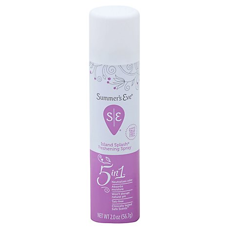Summers Eve Island Splash Deodorant Spray - 2 Oz