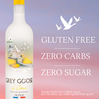 Grey Goose Le Citron Citrus Flavored Vodka - 750 Ml - Image 5