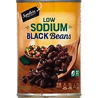 Signature SELECT Beans Black Low Sodium - 15 Oz - Image 2