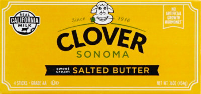 Clover Salted Sweet Cream Butter 4 Count  - 16 Oz - Image 2