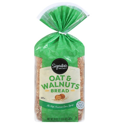 Signature SELECT Bread Enriched Oat & Nuts - 24 Oz