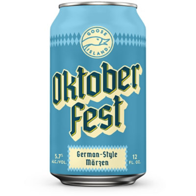 Goose Island Oktoberfest German Style Marzen Cans - 6-12 Fl. Oz. - Image 4