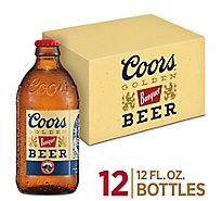 Coors Banquet Golden American Lager Beer 5% ABV Bottles - 12-12 Oz