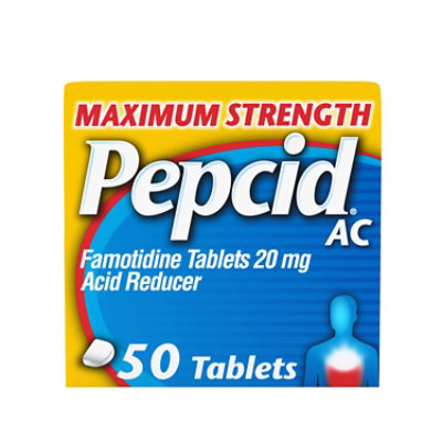 Pepcid AC Maximum Strength Acid Reducer - 50 Count - Image 1