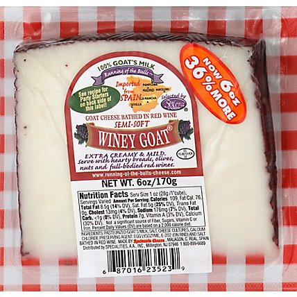 Solera Goat Cheese Winey Goat - 6 Oz - Image 2