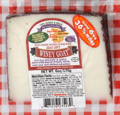 Solera Goat Cheese Winey Goat - 6 Oz - Image 2