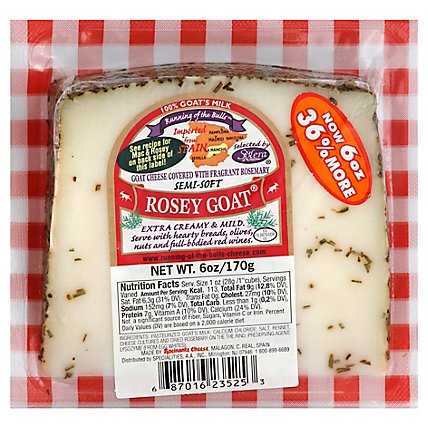 Solera Goat Cheese Rosey Goat - 6 Oz - Image 1