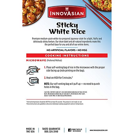 InnovAsian Sticky White Rice - 18 Oz - Image 7