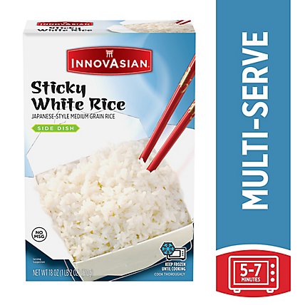 InnovAsian Sticky White Rice - 18 Oz - Image 1