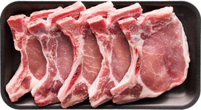 Pork Loin Sirloin Chops Bone In Value Pack - 4.5 Lb
