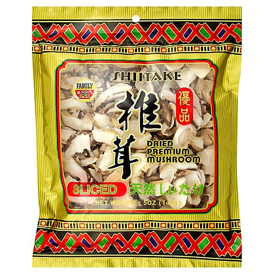 Family Premium Shiitake Mushrooms Sliced Hawaii - 5 Oz