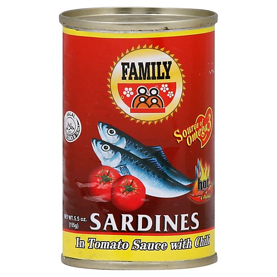 Family Sardines In Chili Hawaii - 5.5 Oz