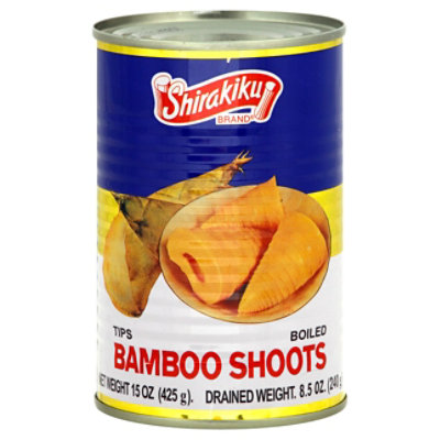 Shirakiku Bamboo Shoots Tips- Hawaii - 8.5 Oz