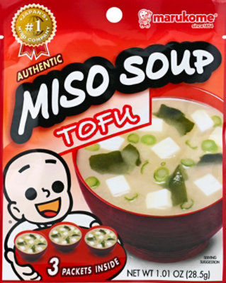 Marukome Miso Tofu Soup 3pk Hawaii - 0.96 Oz - Image 1