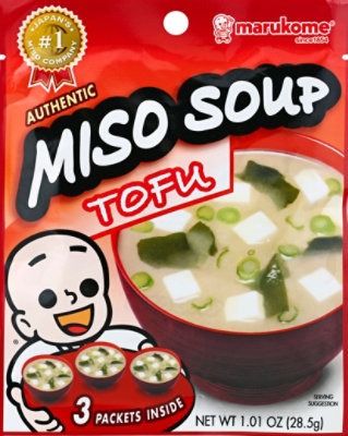 Marukome Miso Tofu Soup 3pk Hawaii - 0.96 Oz