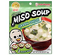Marukome Green Onion Miso Soup - 0.96 Oz