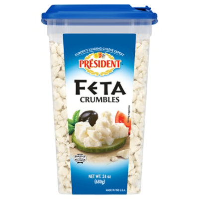 President Regular Feta Cheese Crumbled - 24 Oz - Image 2