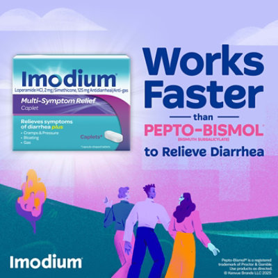 Imodium Multi-Symptom Relief Caplets - 18 Count - Image 4