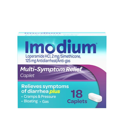 Imodium Multi-Symptom Relief Caplets - 18 Count