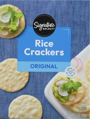 Signature SELECT Crackers Rice Original - 3.5 Oz - Image 6