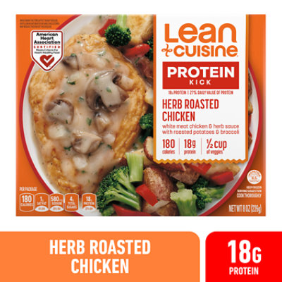 LEAN CUISINE Protein Kick Herb Roasted Chicken Frozen Entree Box - 8 Oz - Image 1