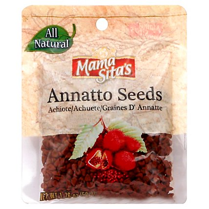 Mama Sitas Anatto Seeds-Hawaii - 1.76 Oz - Image 1