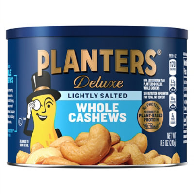 Planters Deluxe Cashews Whole Lightly Salted - 8.5 Oz - Image 1
