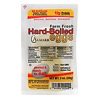 Almark Foods Peeled & Ready To Eat Hard Boiled Eggs - 2 Count - Image 3